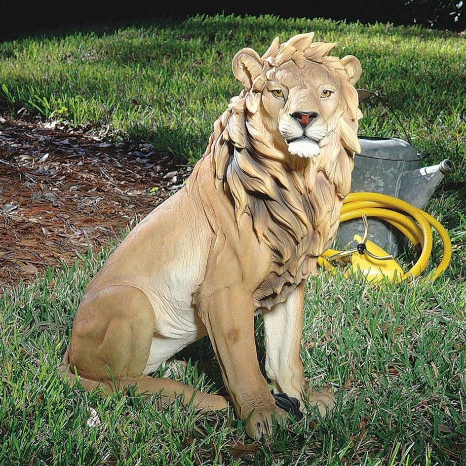 King of Beasts Lion Sculpture