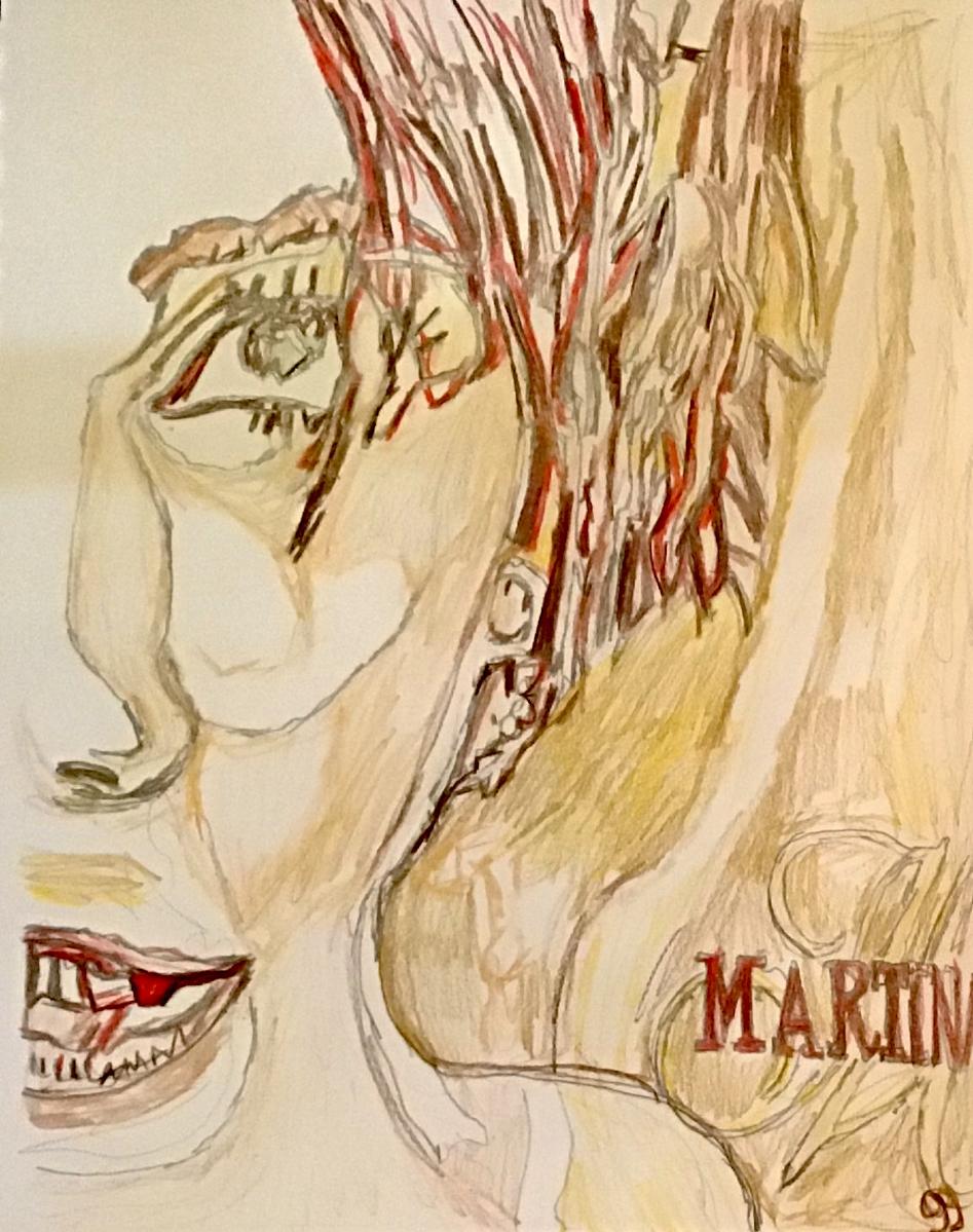 Martina McBride Art – 9” x 12” Colored Pencil