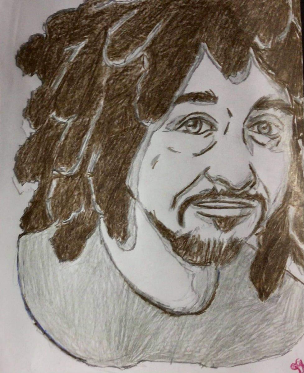 Counting Crows Lead Singer Adam Duritz GG – 8″ x 11″