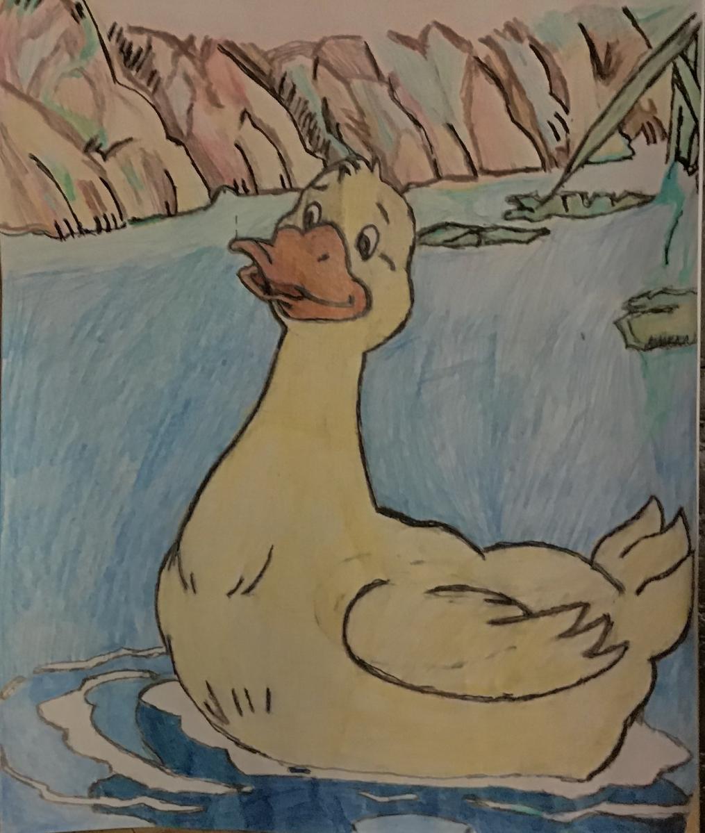 Duck Tracy Ryan GG – 8” x 11” Colored Pencil