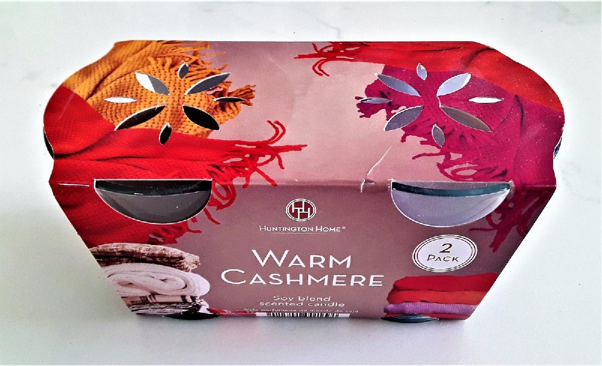 (3) 2-Pack Huntington Home Candles in Warm Cashmere, Petal