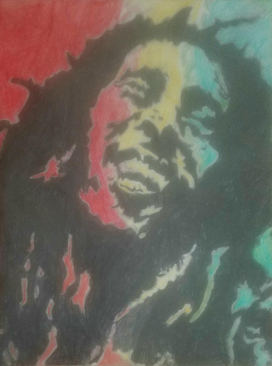 Bob Marley Special GG – 9″ x 12″ Colored Pencil