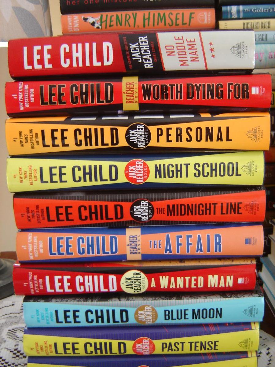 LEE CHILD: 9 Jack Reacher hardcover Novels. * new/as new *