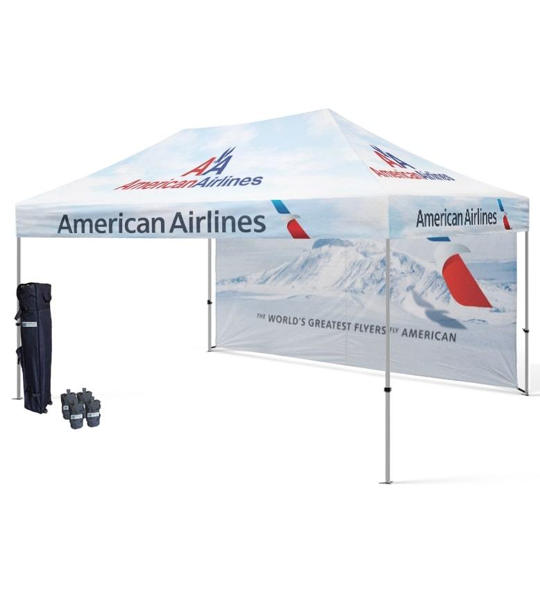 Custom Tent With Fully Printed Graphics At Branded Canopy