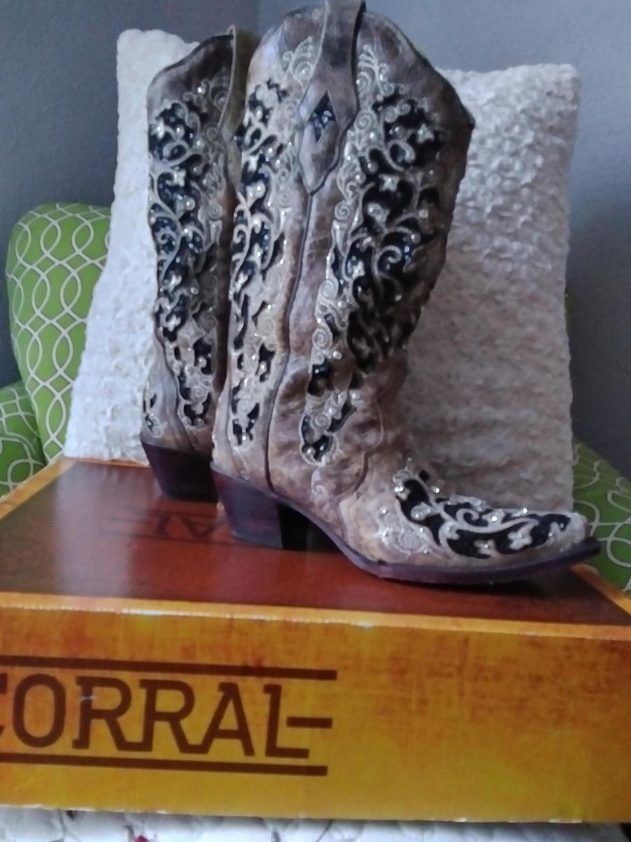 Fancy Sequin Cowboy Boots (Ladies: Size 9)