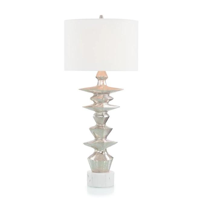 John Richard Whimsical Nickel Table Lamp| Lamps & Lightings
