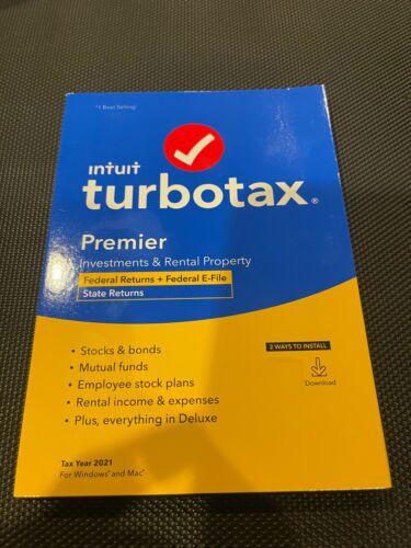 TurboTax® Premier  Federal + E-File & State: