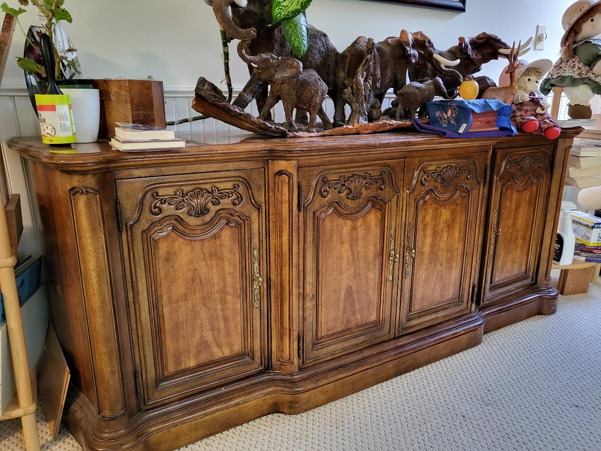 Mahogany Credenza