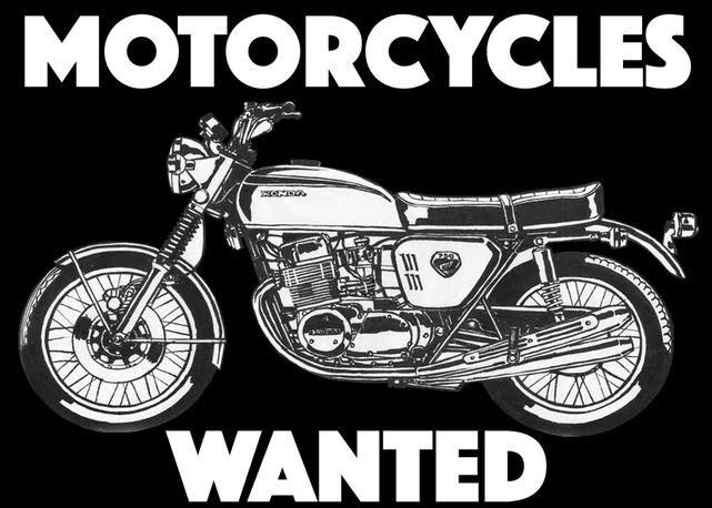 OLD MOTORCYCLES WANTED