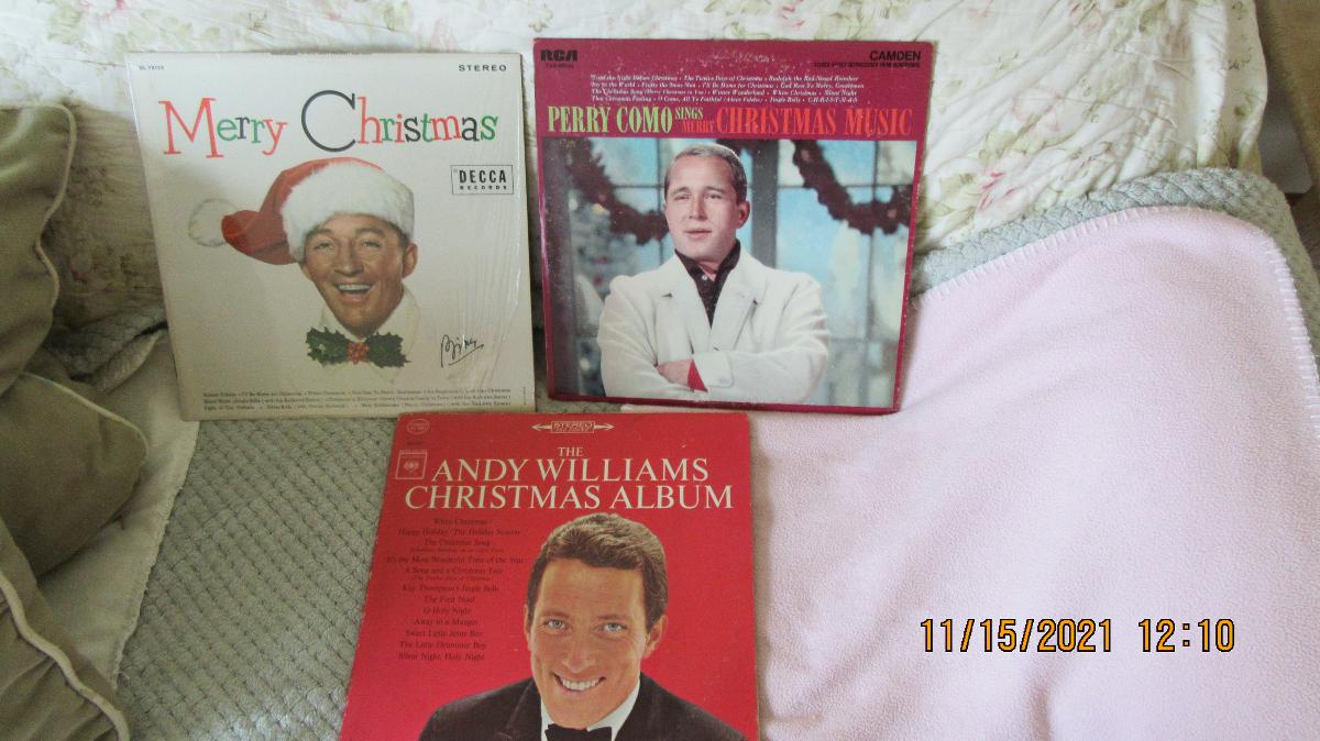 Vintage Christmas Vinyl Albums